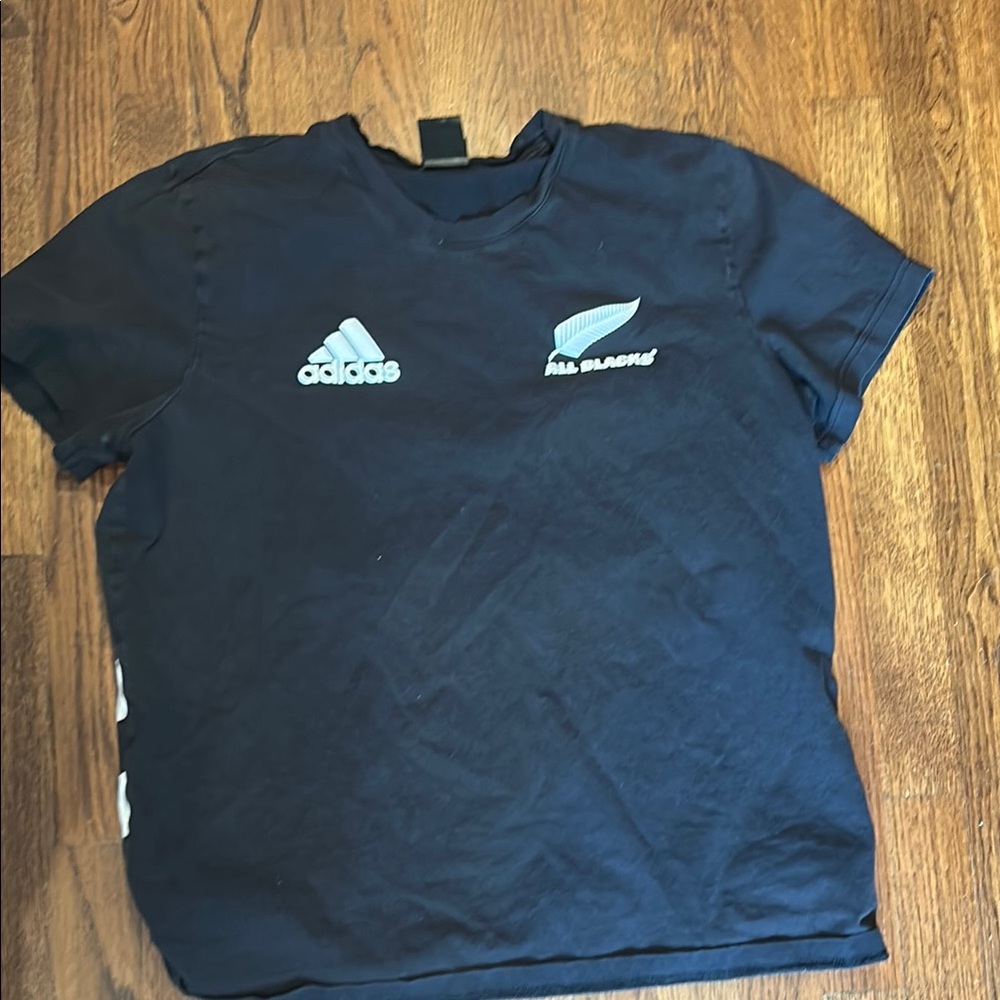 Adidas Black All Blacks Short Sleeve Tee